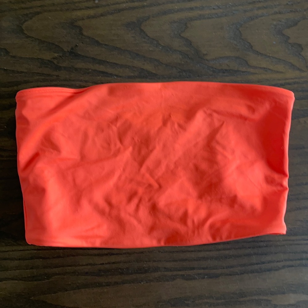 La hearts bandeau bikini top